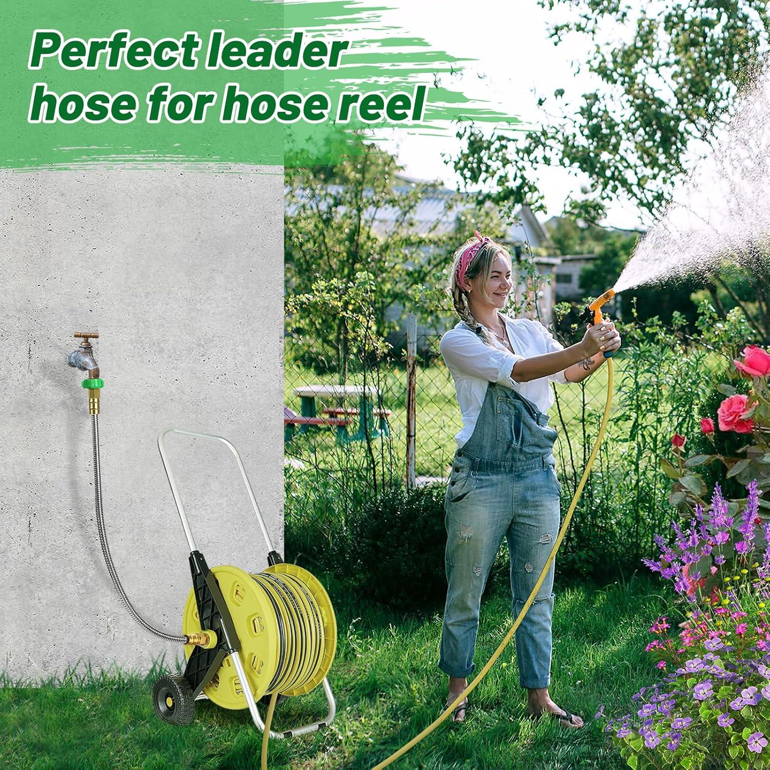 Manguera de Jardín Beeplove 0.91m Acero Inoxidable Flexible