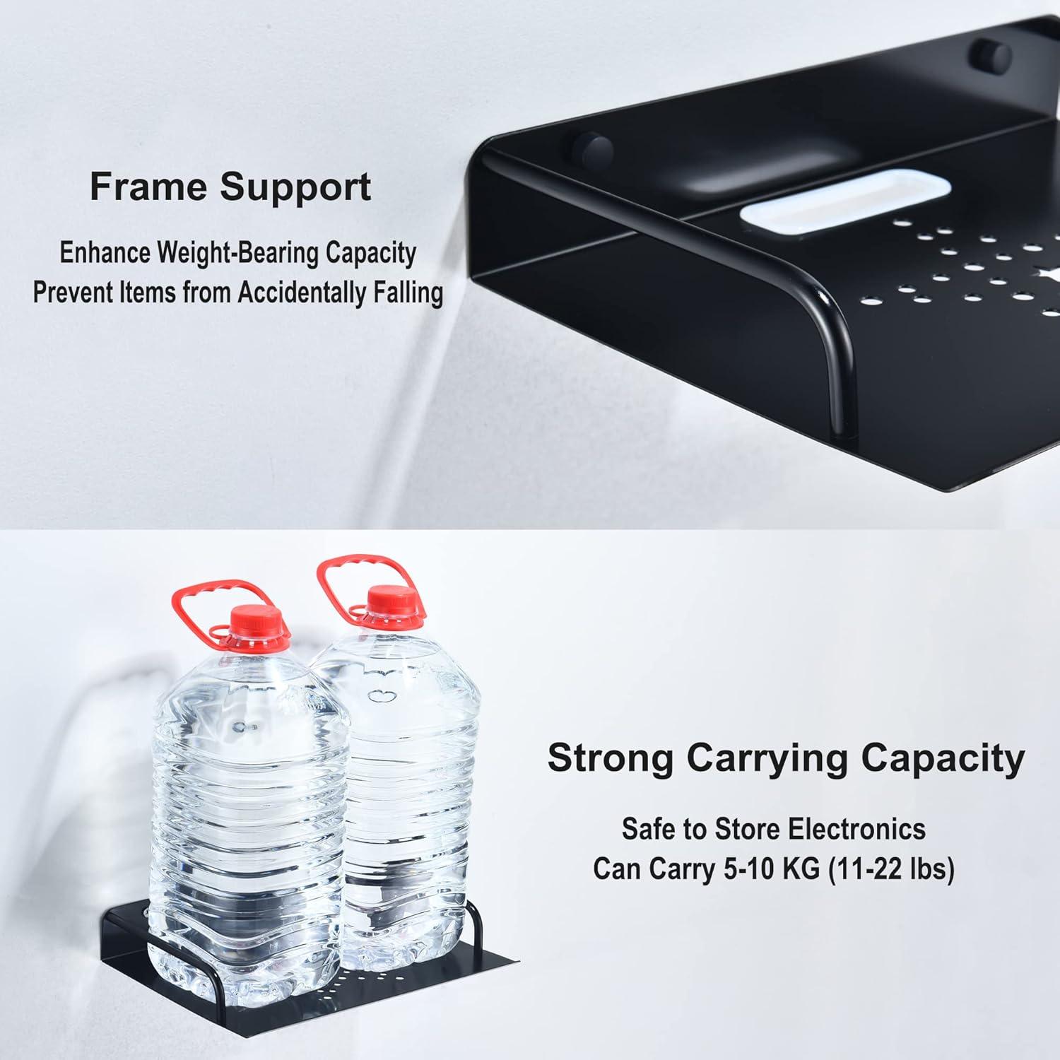 Estante Flotante HNVNER para Router y Proyector 28.5x20.5cm