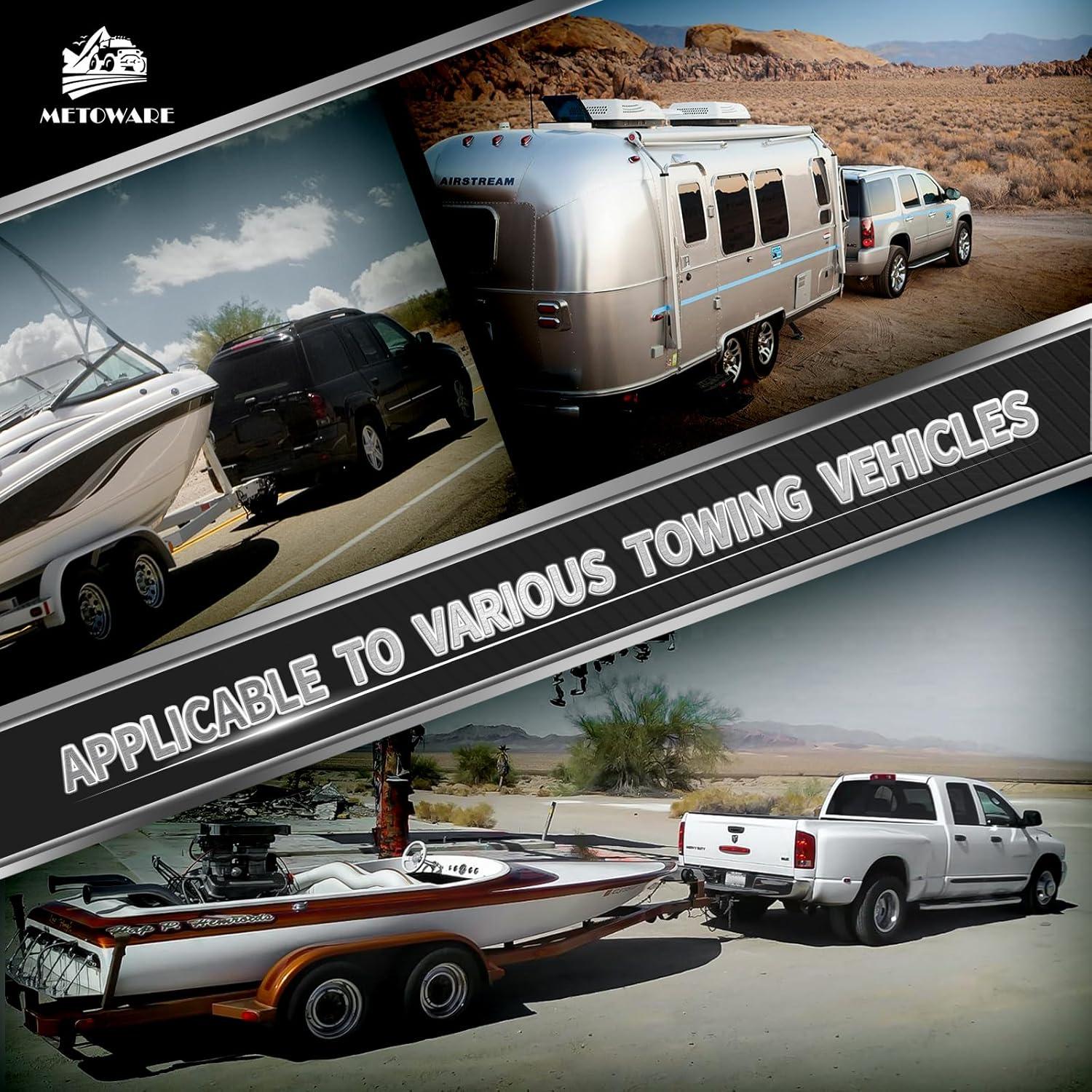 Enganche de Remolque Ajustable METOWARE Aluminio 5,670 kg