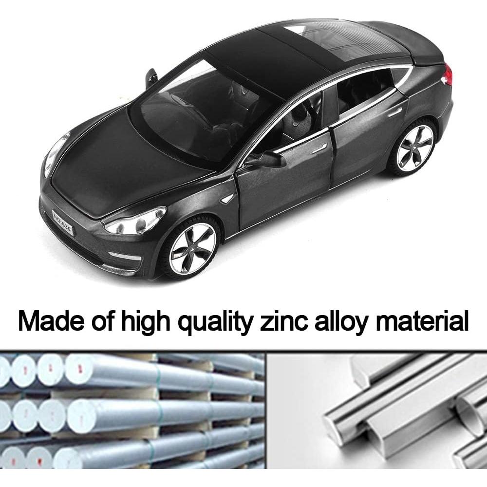 Réplica Diecast 1/32 EROCK Model 3 Negro con Retroceso