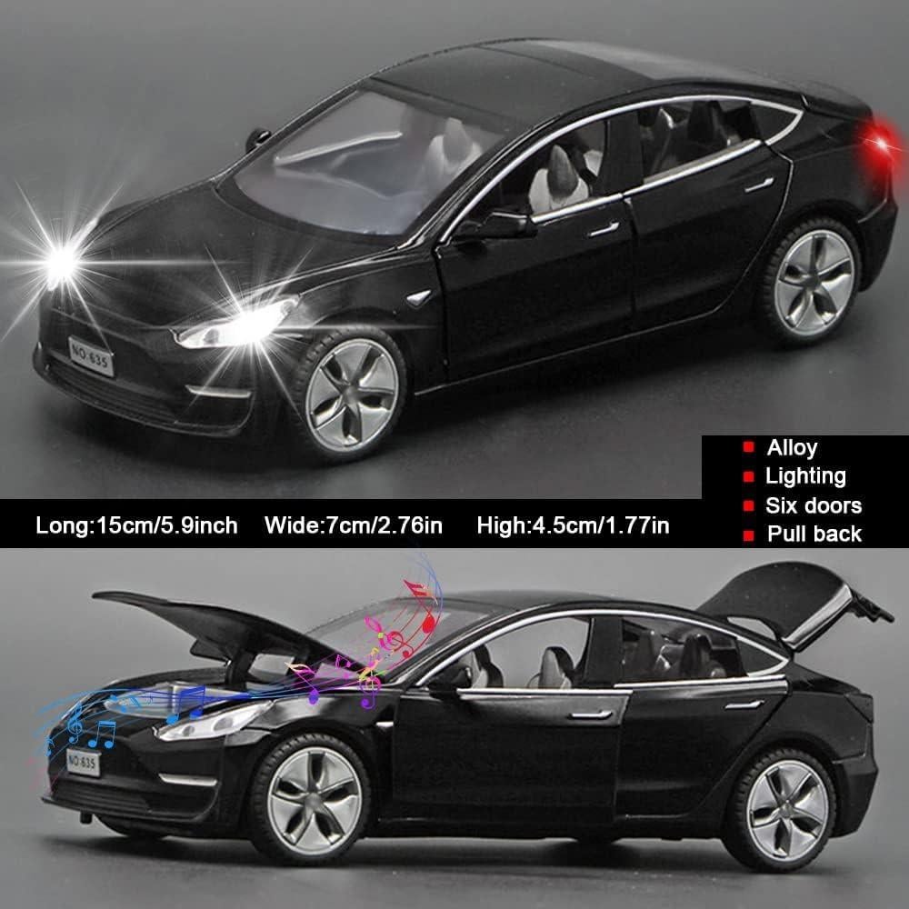 Réplica Diecast 1/32 EROCK Model 3 Negro con Retroceso