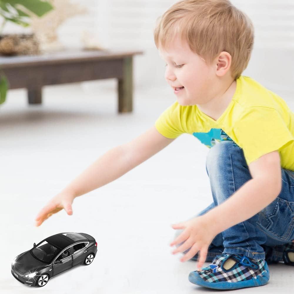 Réplica Diecast 1/32 EROCK Model 3 Negro con Retroceso