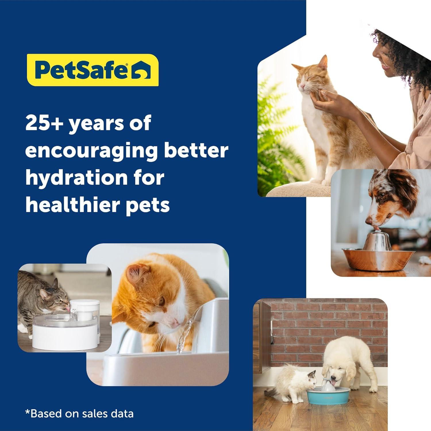 Fuente para Mascotas PetSafe Oasys 3.78L con Filtro y Control de Flujo