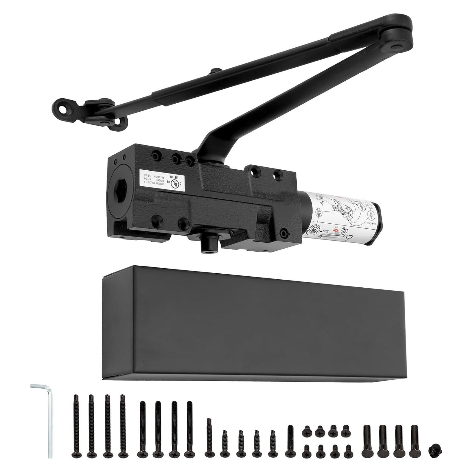 Cerradura Automática IRONWALLS Alta Resistencia Negra 150kg