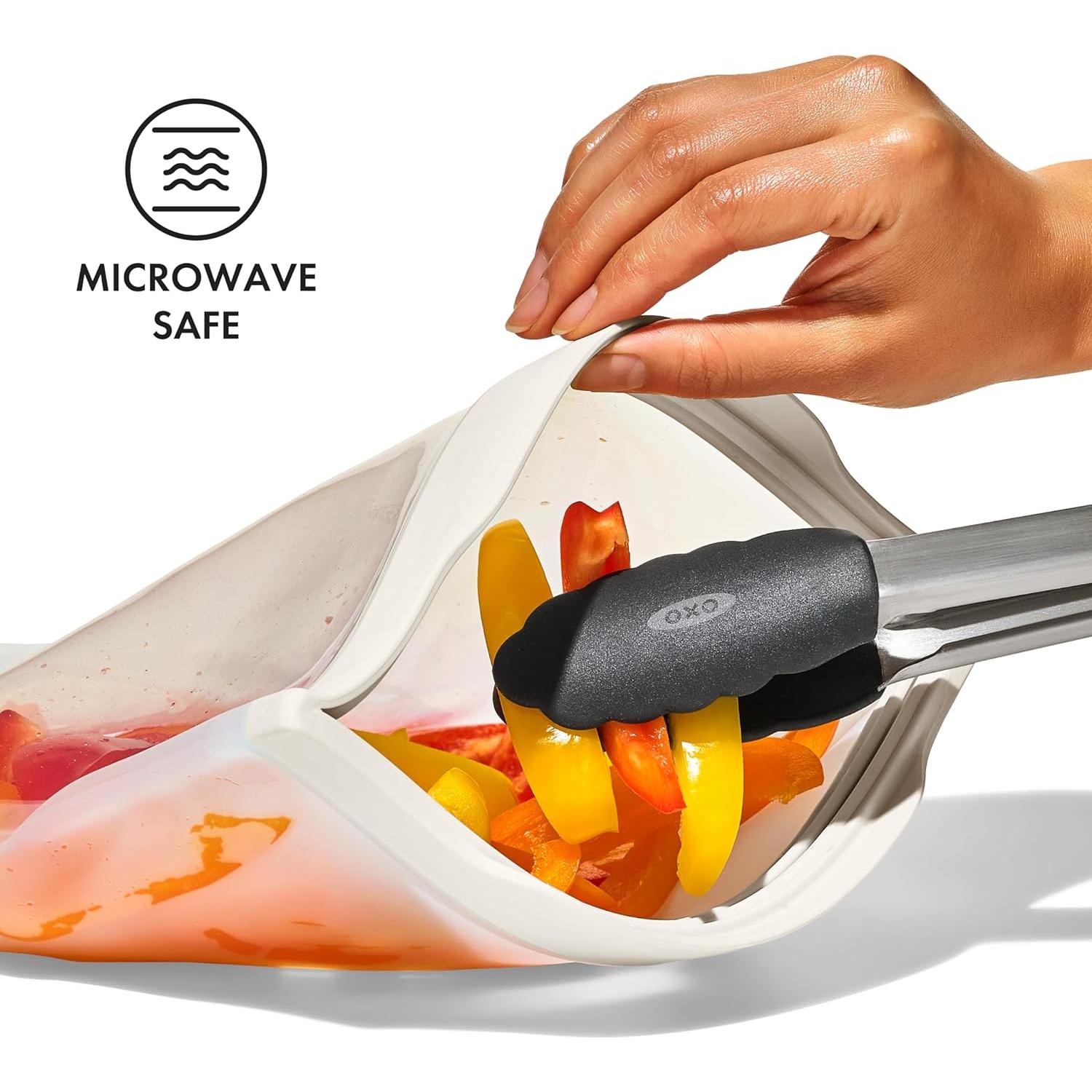 Bolsa de Silicona Reutilizable OXO Good Grips 340g - Snack de Pie