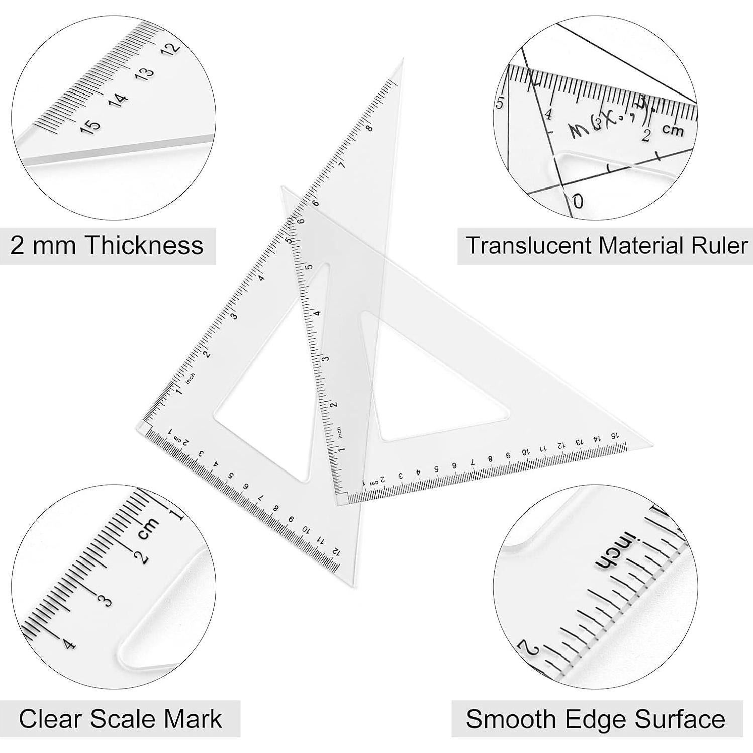 Juego de Herramientas de Geometría Coopay - 12 Pulgadas