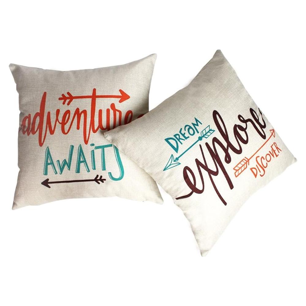 Fundas de Almohada Decorativas ULOVE 45.7x45.7 cm - Paquete de 2