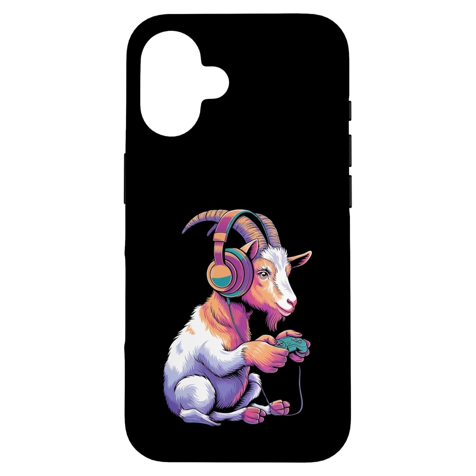 Funda Protectora para iPhone 16 Cabra de Peluche Niños
