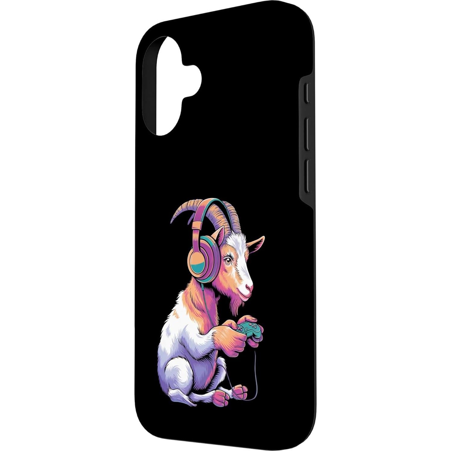 Funda Protectora para iPhone 16 Cabra de Peluche Niños