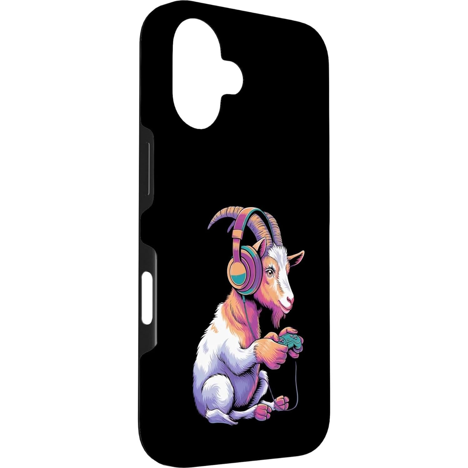 Funda Protectora para iPhone 16 Cabra de Peluche Niños
