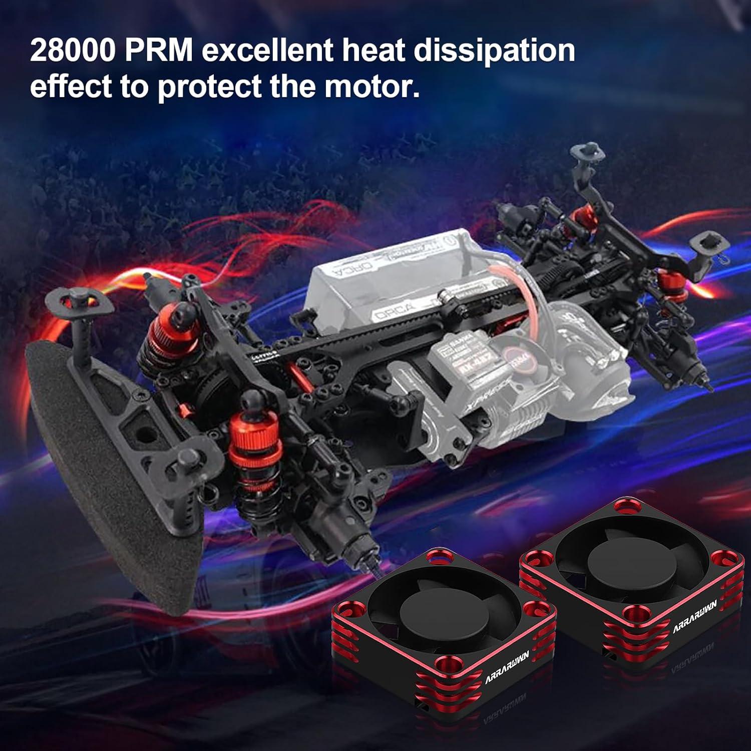 Ventilador de Enfriamiento RC DideaECO 540 550 28000RPM 2Pack