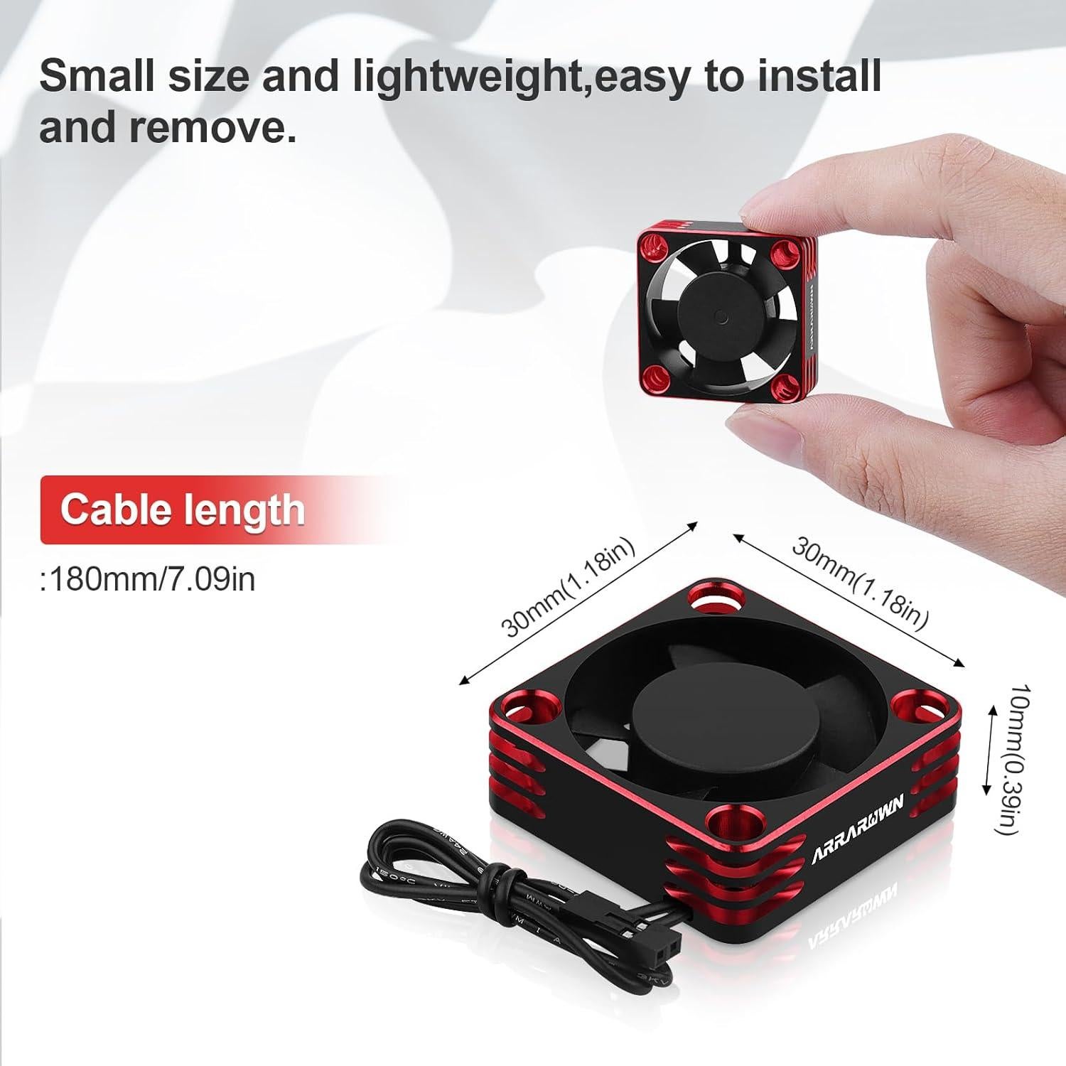 Ventilador de Enfriamiento RC DideaECO 540 550 28000RPM 2Pack