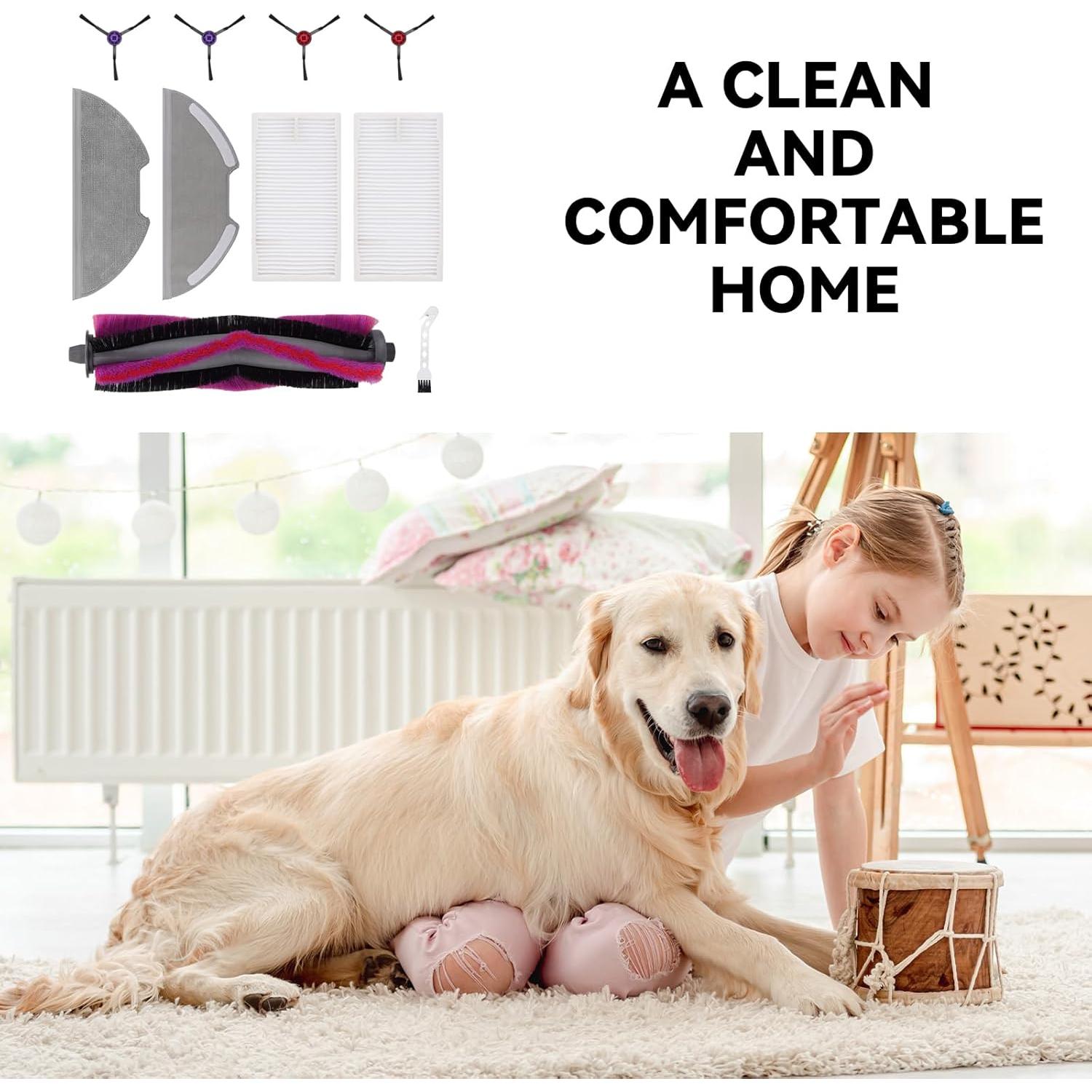 Kit de Repuestos para Aspiradora Robot Eureka E10s E20 - 2 Cepillos