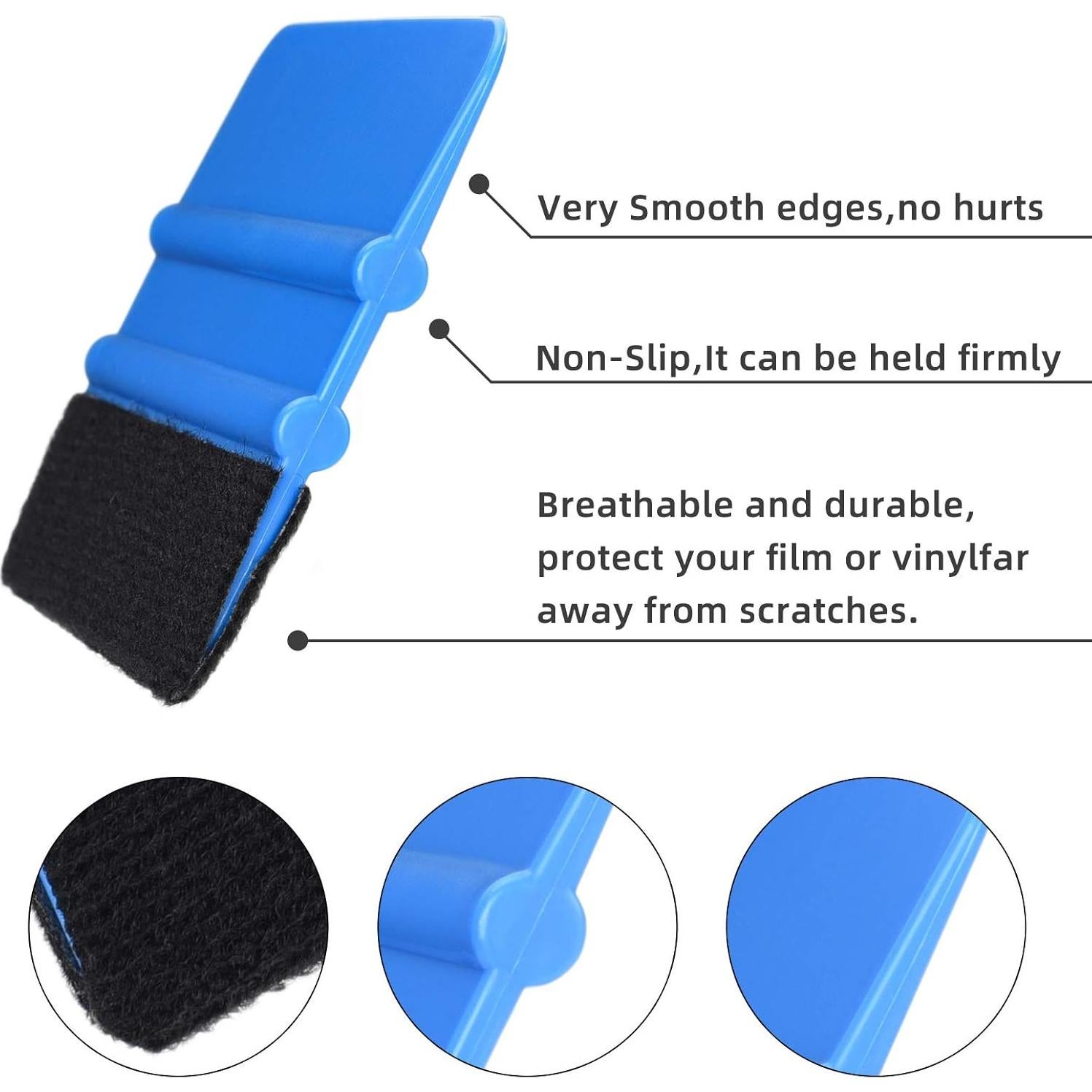 Espátula de Vinilo POLKASTORE 10.16 cm Profesional Paquete de 3