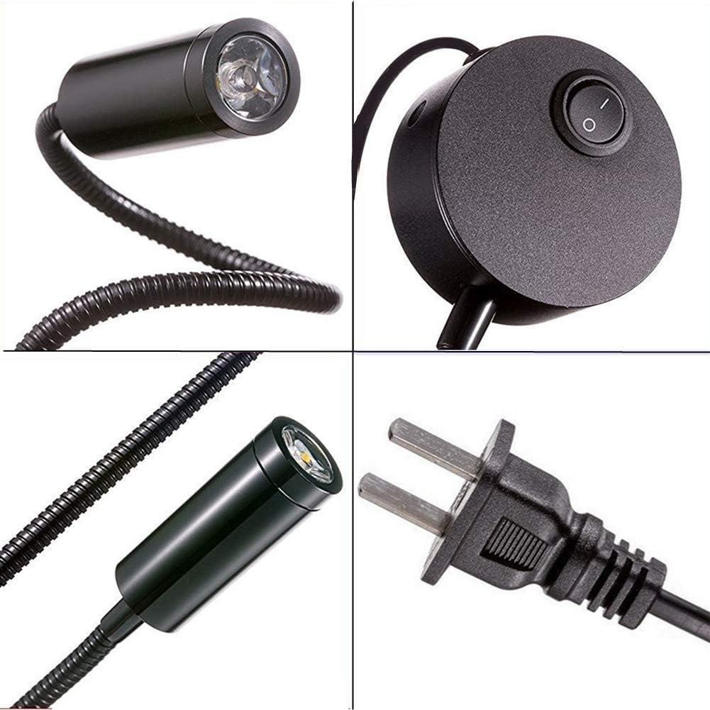 Luz de Lectura LED de Pared Wefond 3W Flexible Negra