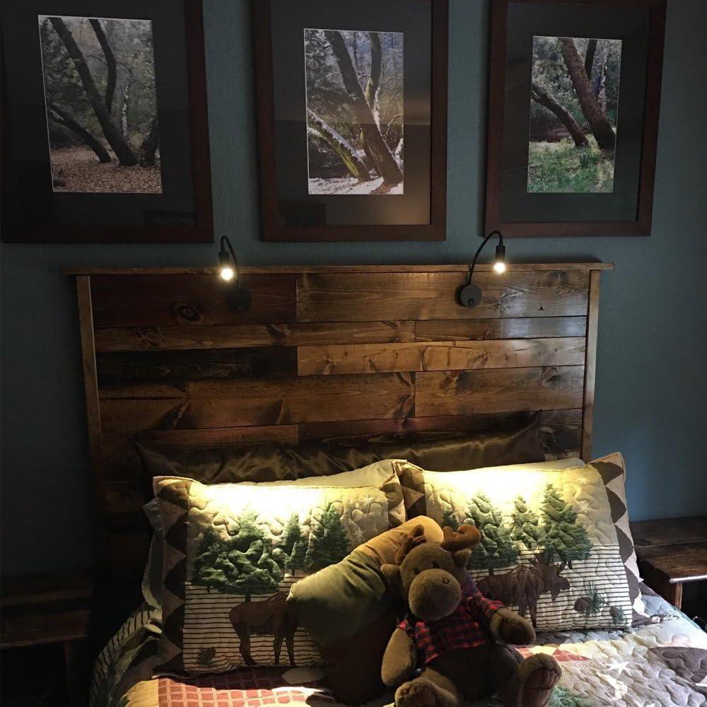 Luz de Lectura LED de Pared Wefond 3W Flexible Negra