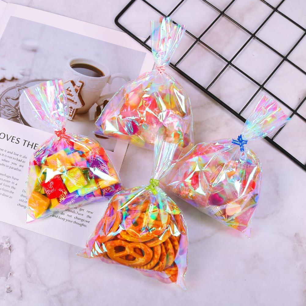 Bolsas de Celofán Iridiscentes Kamachic 120 Pcs 12.7x17.8 cm