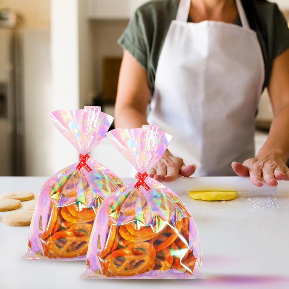 Bolsas de Celofán Iridiscentes Kamachic 120 Pcs 12.7x17.8 cm