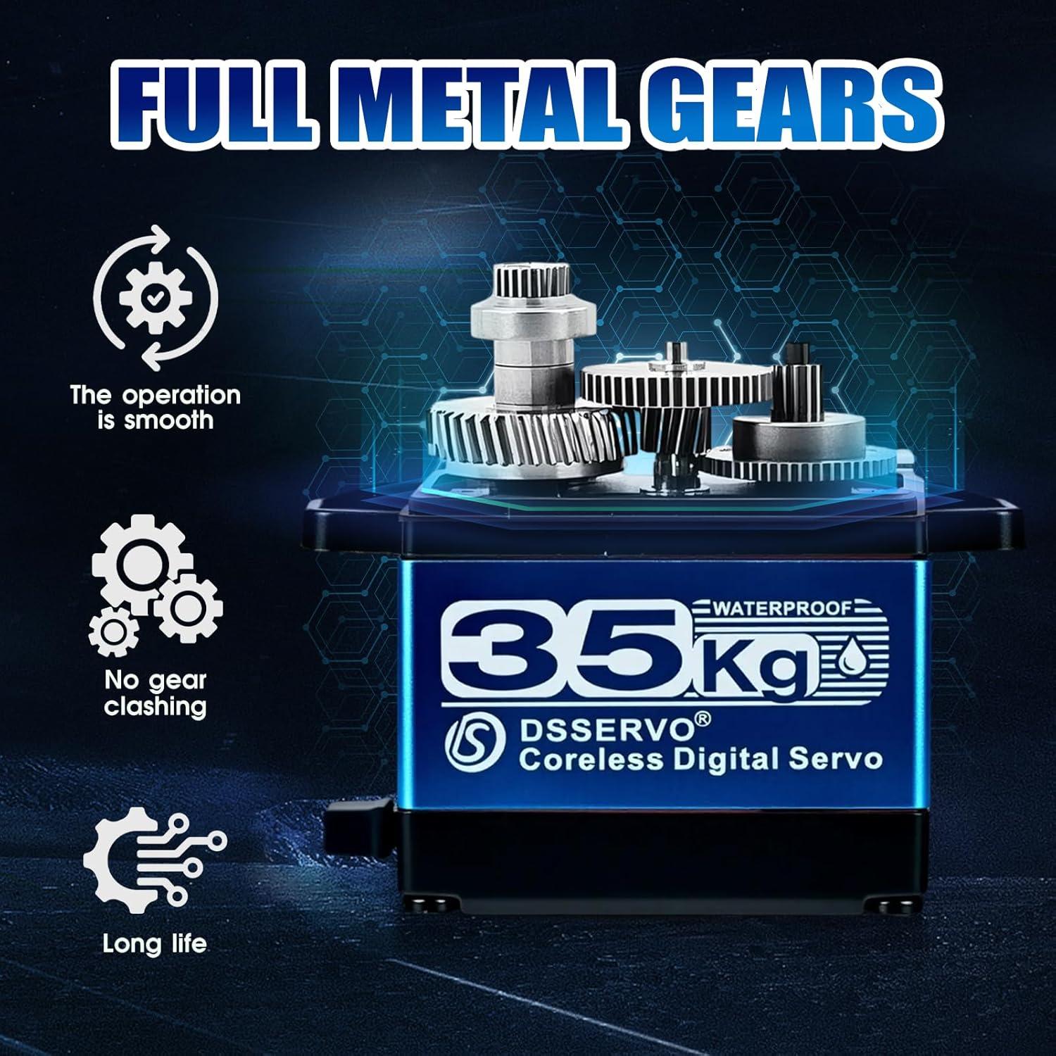 Servo Digital 35kg ANNIMOS DS3235 PRO Metal Impermeable