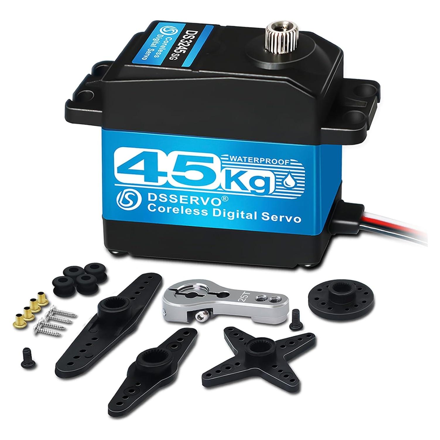 Servo de Dirección RC ANNIMOS 45KG 180° a Prueba de Agua