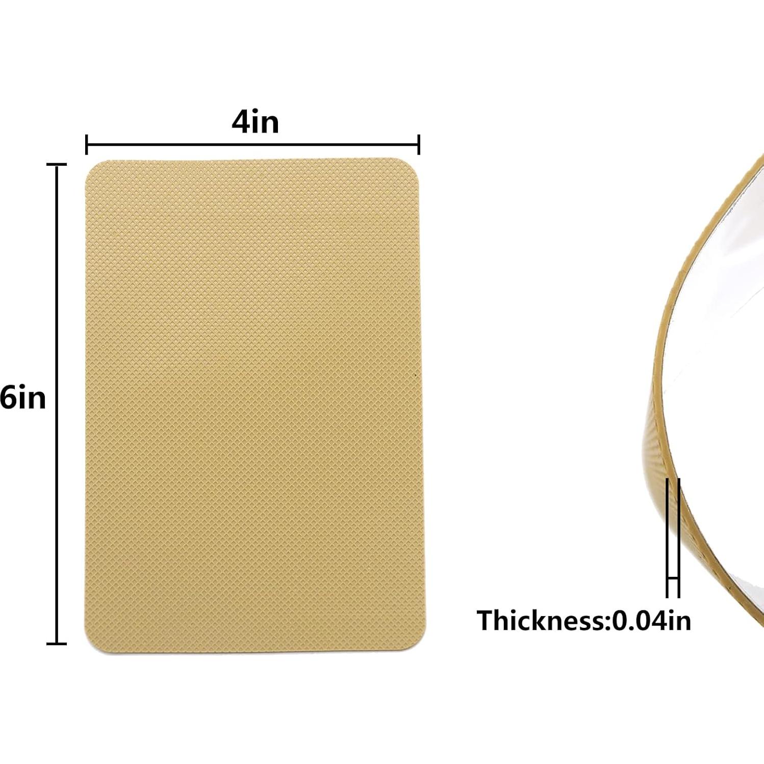 Protectores de Suela Antideslizantes Ashoesert Amarillo - 2 Pares