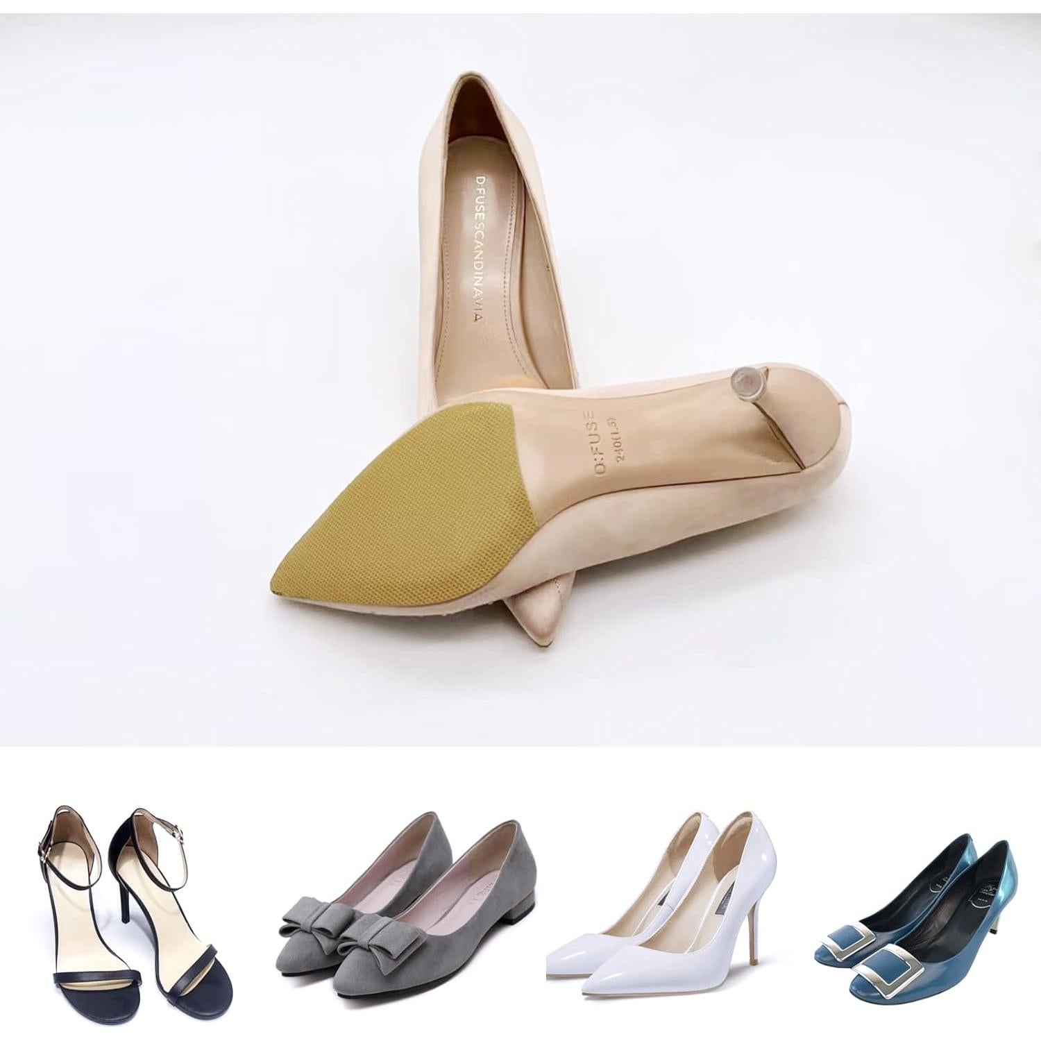 Protectores de Suela Antideslizantes Ashoesert Amarillo - 2 Pares