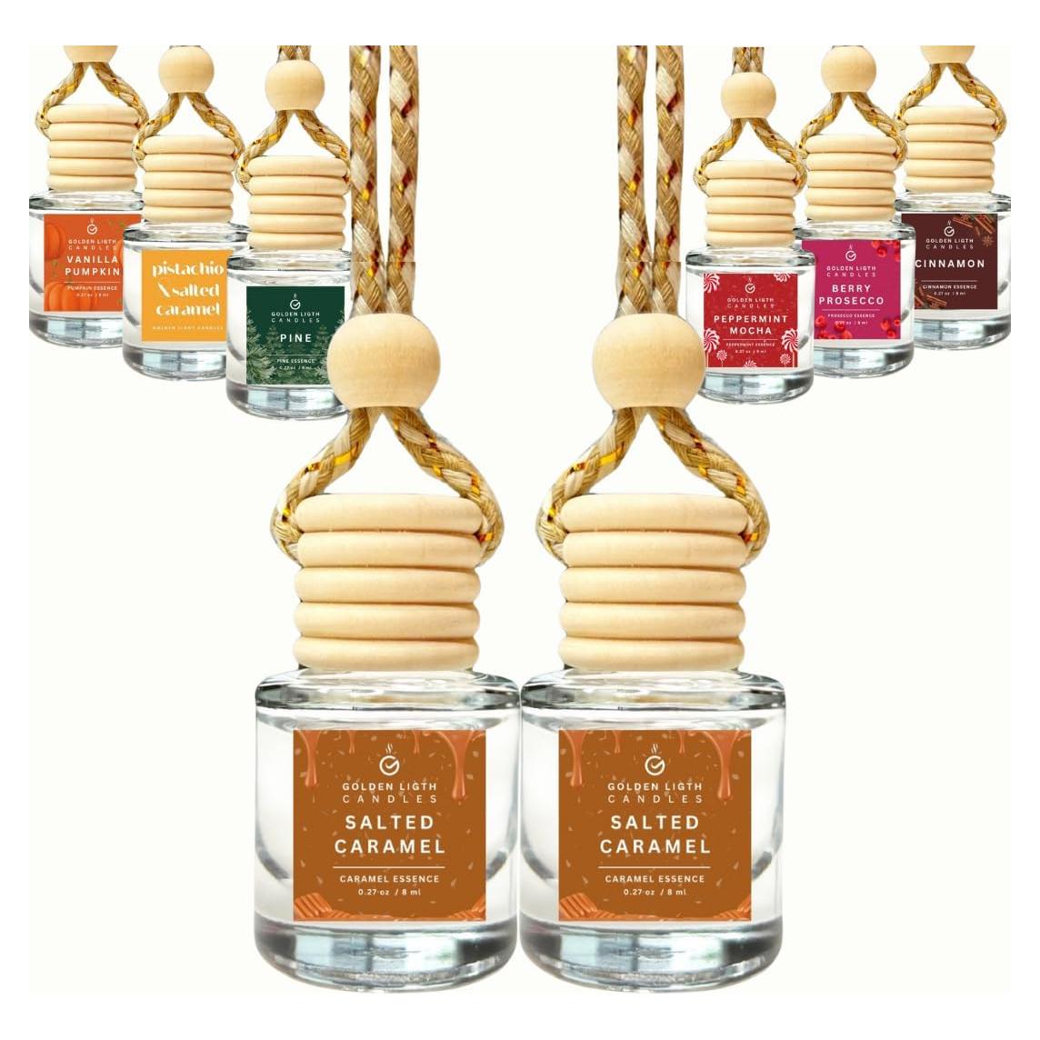 Ambientador de Auto Colgante Golden Light Caramelo Salado 80g