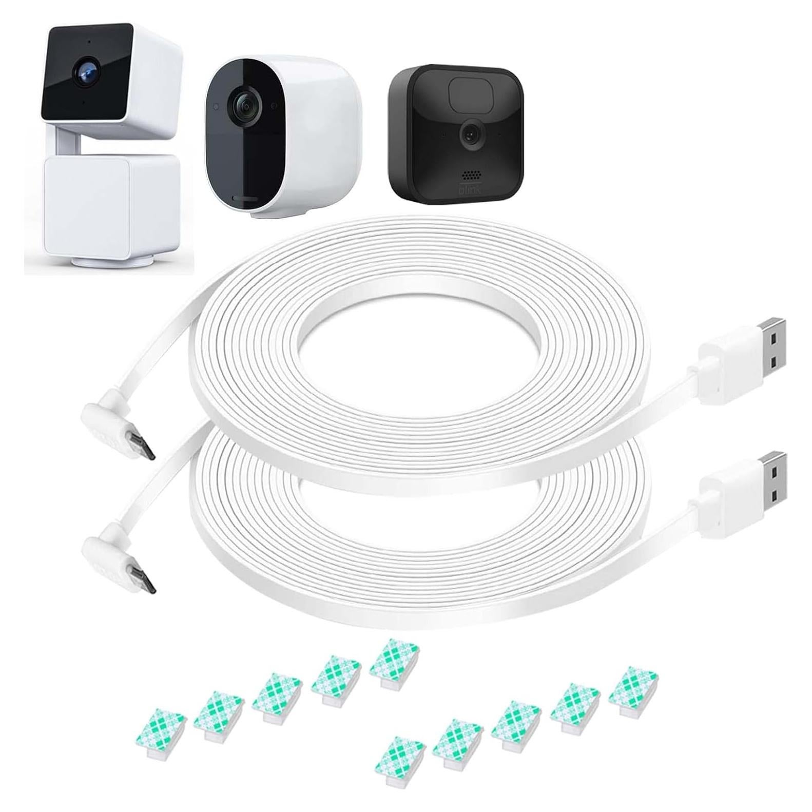 Cable de Alimentación 3.05m DIANMU para Wyze Cam Pan V3 y Arlo
