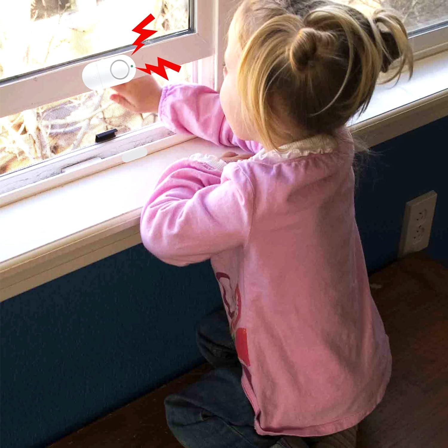 Alarma de Seguridad Zabree 120dB para Puertas y Ventanas - Paquete de 8