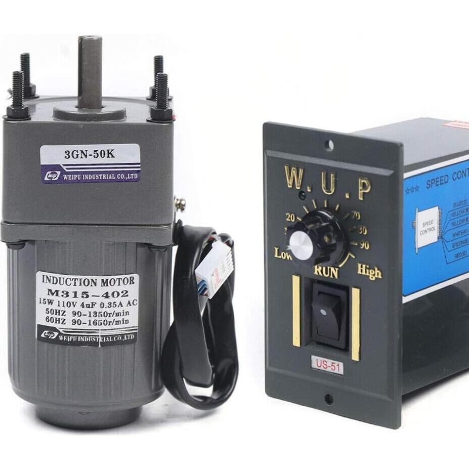 Motor Reductor Gdrasuya10 15W 110V 27RPM Ajustable