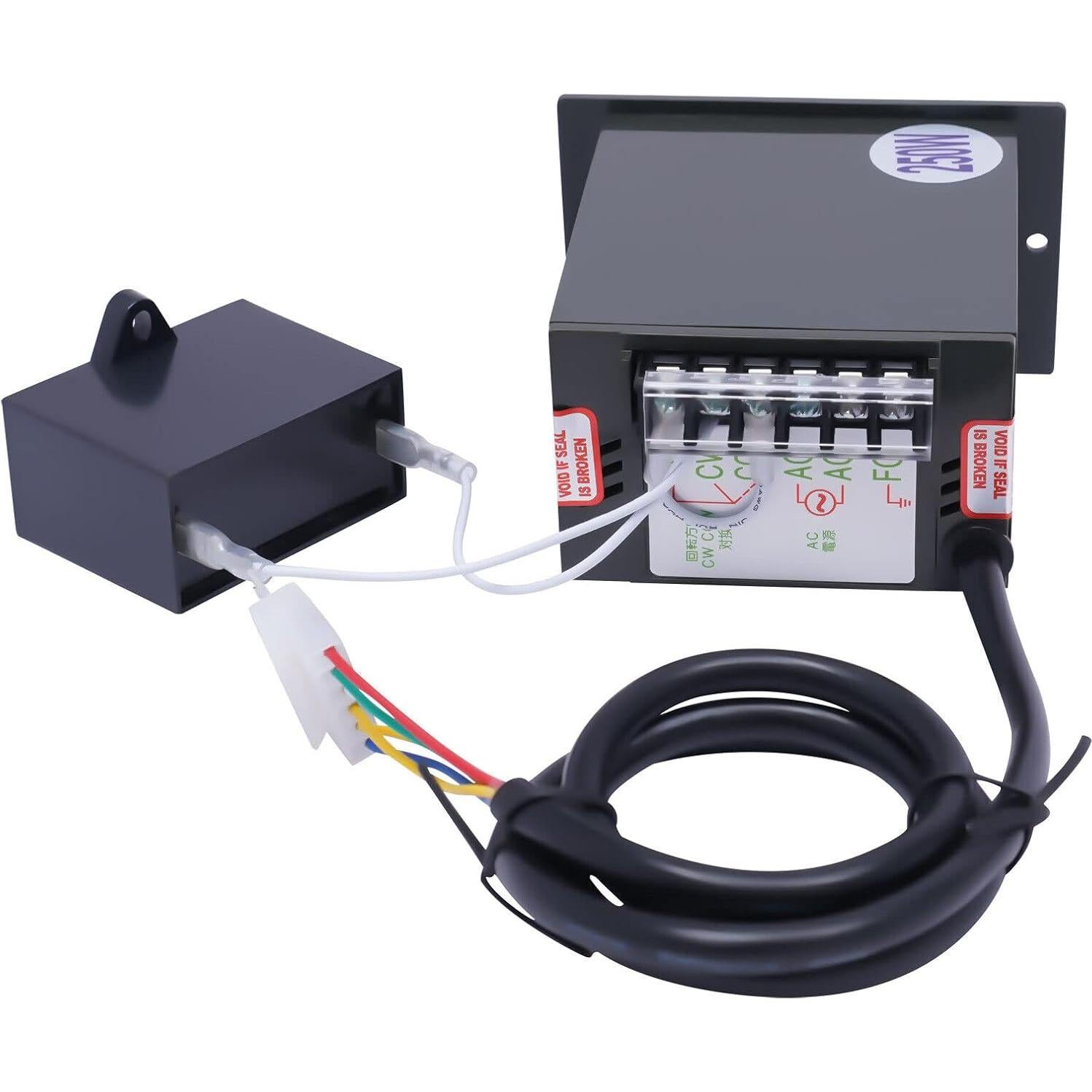 Electric Gear Motor 110V 250W 10K Single-Phase High Torque AC Gear Reducer Motor 0-135 RPM Variable Speed Controller Gearmotor 8Nm Gear Reduction Electric Motor with Bracket