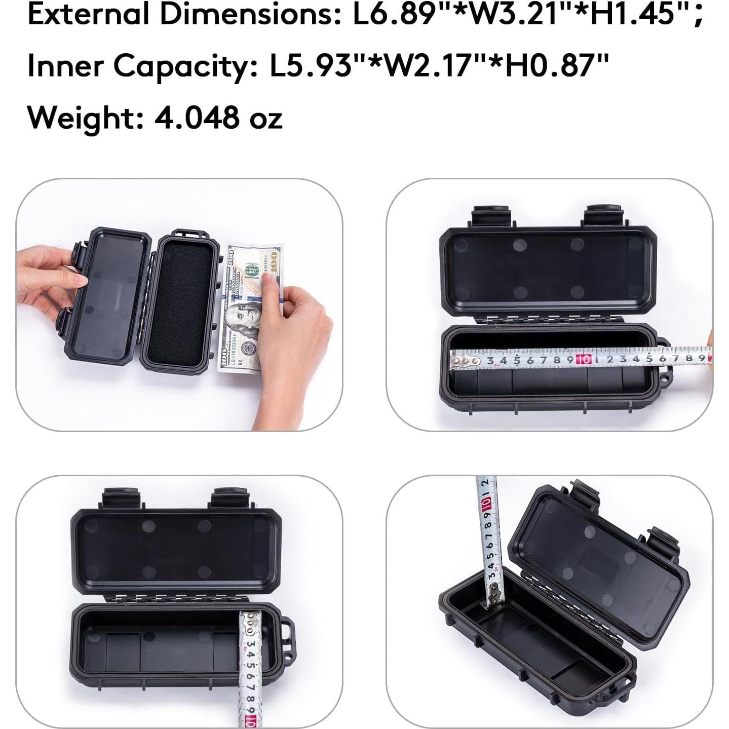 Caja Organizadora EDC RovyVon RX10, 17.5x8.2x3.7cm, Negro