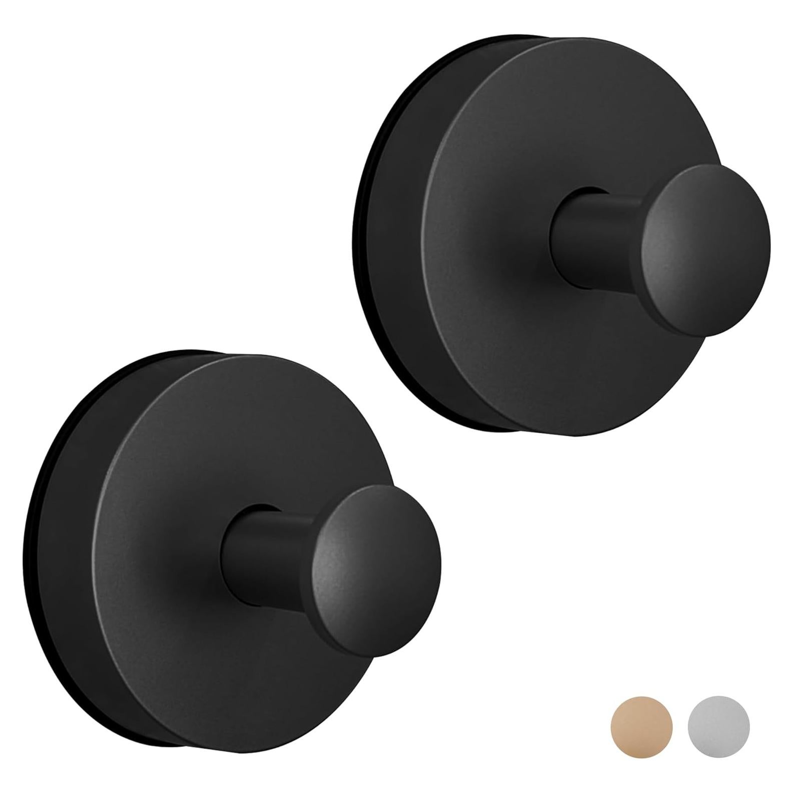 Ganchos de Ventosa para Ducha Arbelle - Soporta 6.8 kg - 2 Pzas