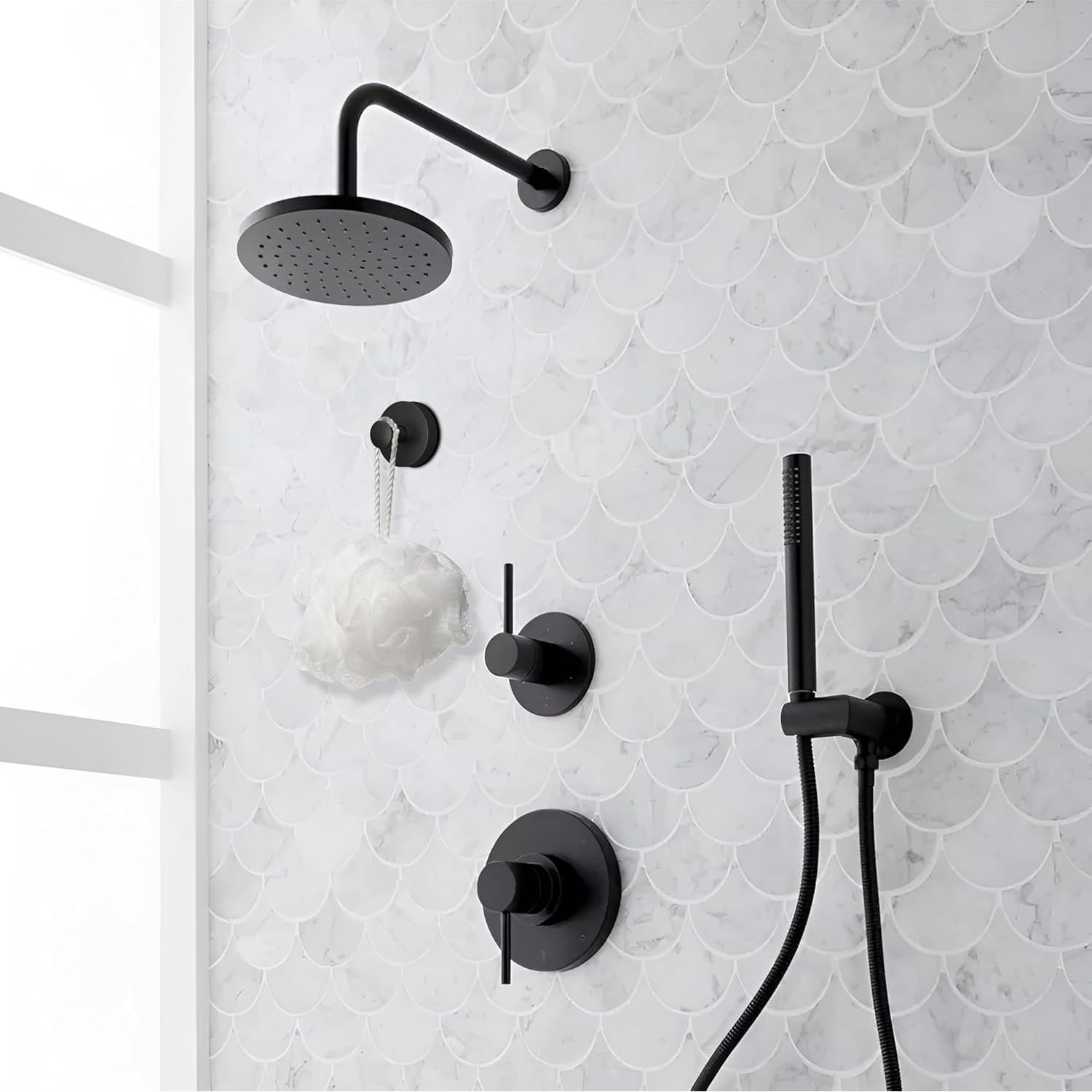 Ganchos de Ventosa para Ducha Arbelle - Soporta 6.8 kg - 2 Pzas