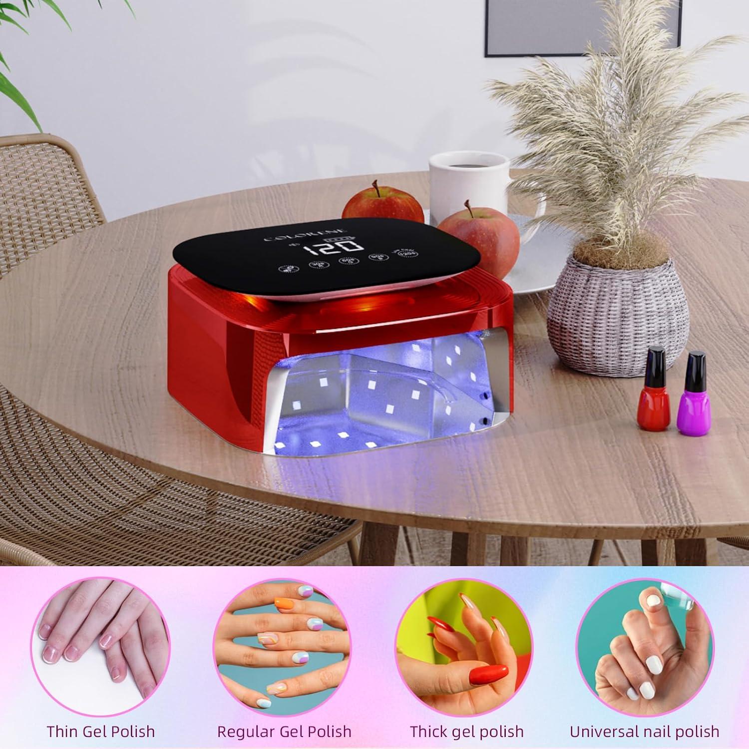 Lámpara de Uñas UV LED COLORENE U01PRO 60W Inalámbrica