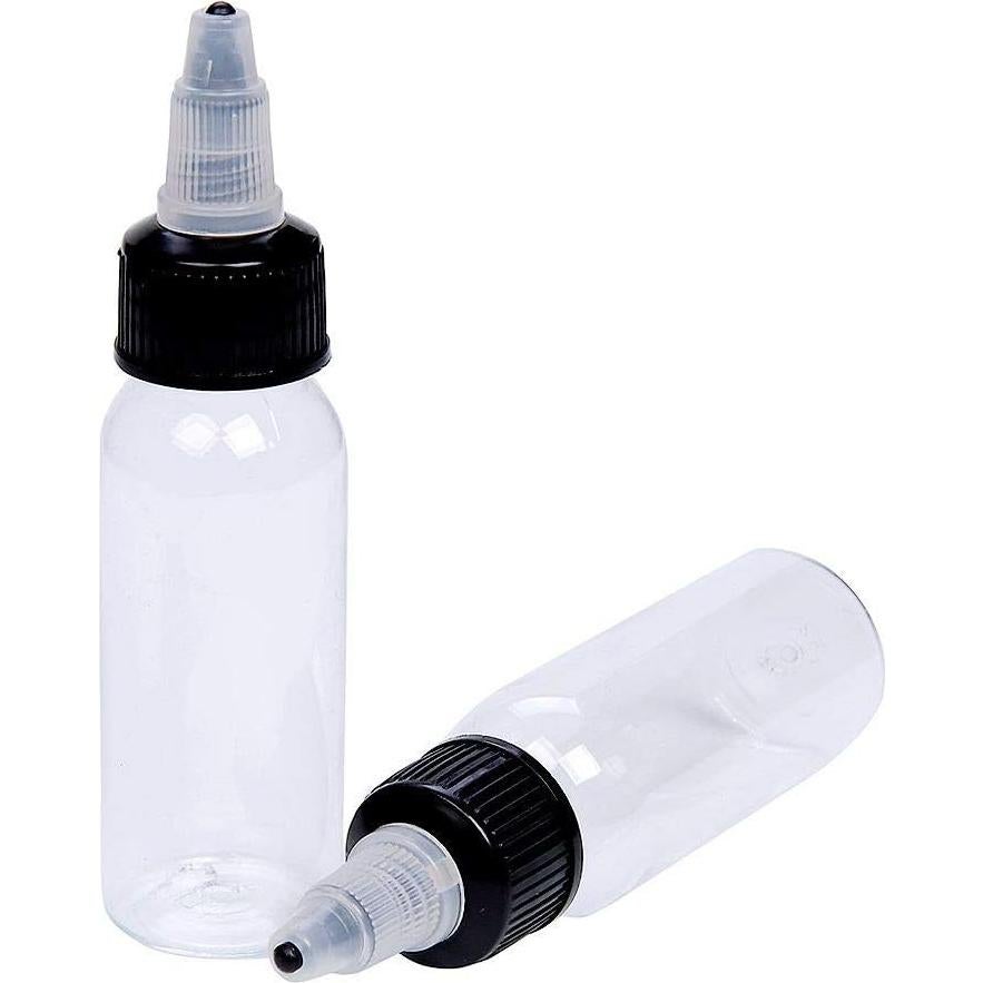 Botellas Vacías de Tatuaje 30ml 12pcs Nuevo Tatuaje Estrella