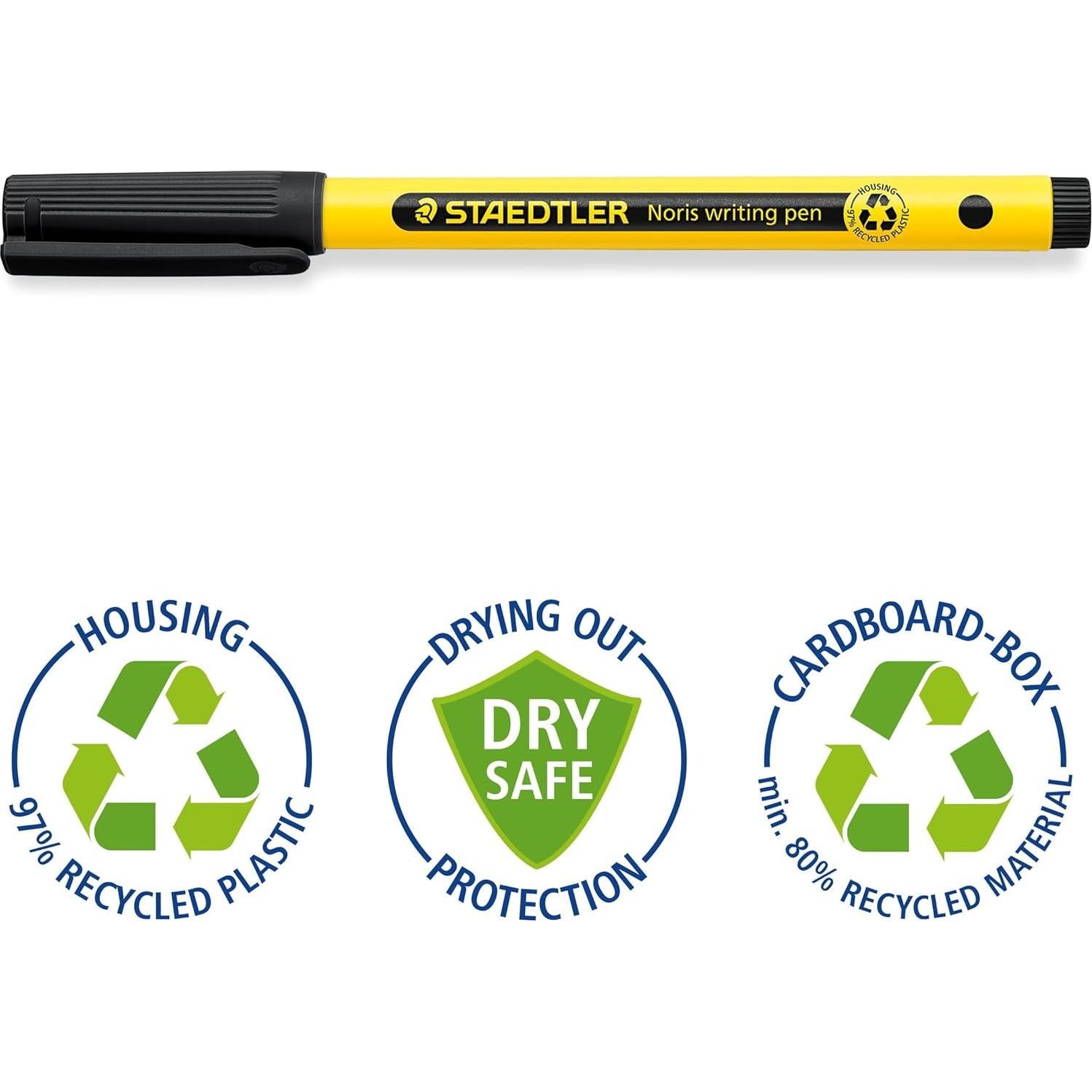 Bolígrafo de Caligrafía STAEDTLER Noris 307-S BK5 - 5 Colores