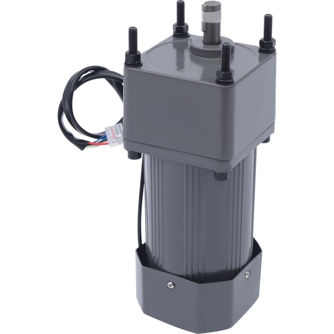 Electric Gear Motor 110V 200W 30K Electric Single-Phase 36 Nm High Torque AC Gear Reducer Motor with Speed Controller 45 RPM Adjustable Speed Gear Reduction Electric Motor