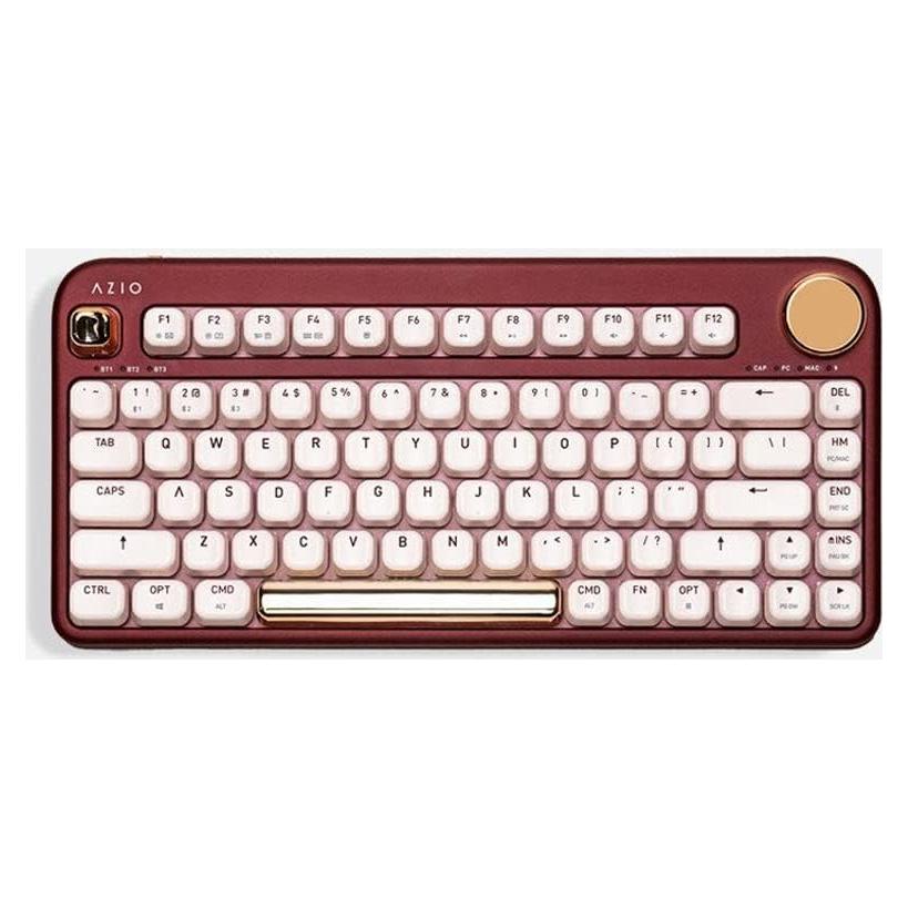 Teclado Mecánico Inalámbrico Azio IZO Rosa Barroco 75%