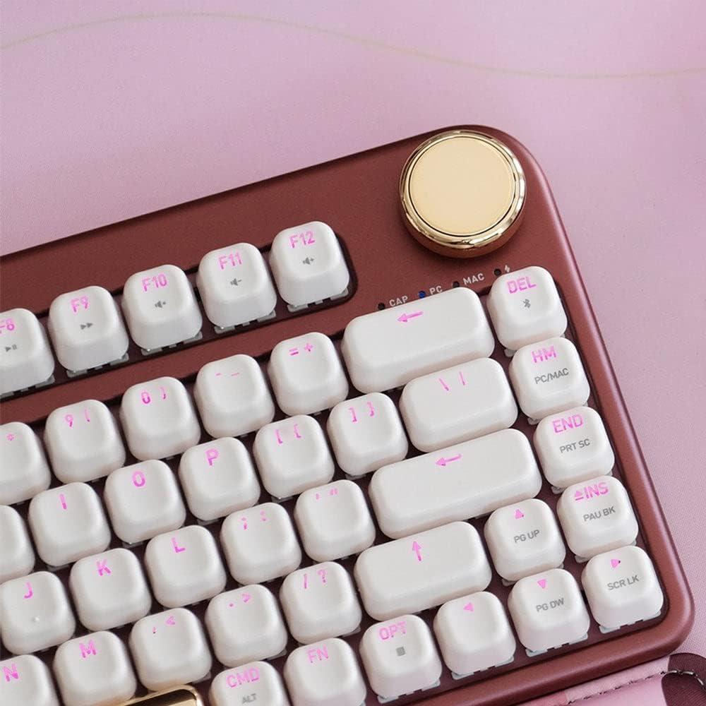 Teclado Mecánico Inalámbrico Azio IZO Rosa Barroco 75%