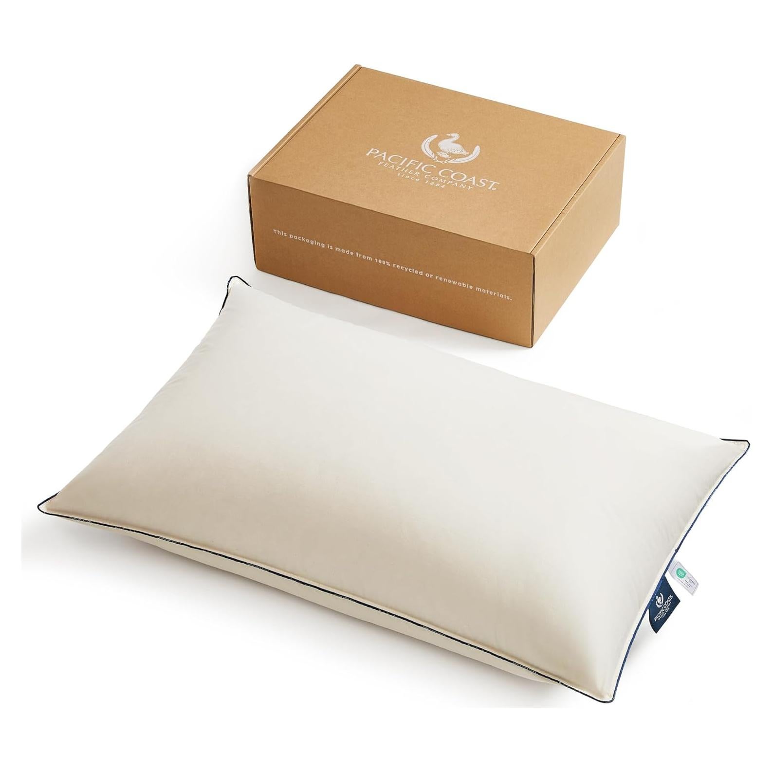 Almohada de Cama Pacific Coast Estándar Plumas Hipoalergénica