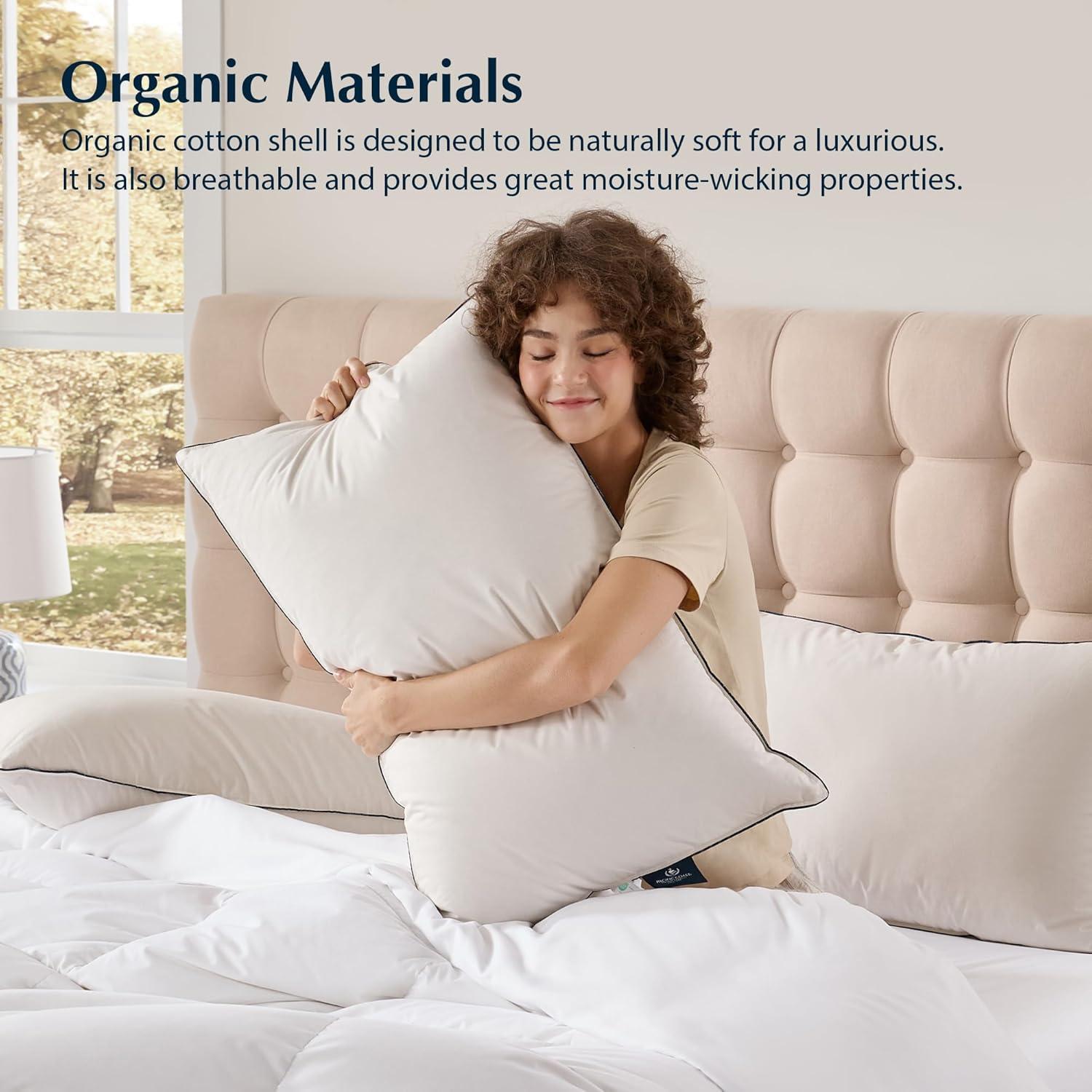 Almohada de Cama Pacific Coast Estándar Plumas Hipoalergénica