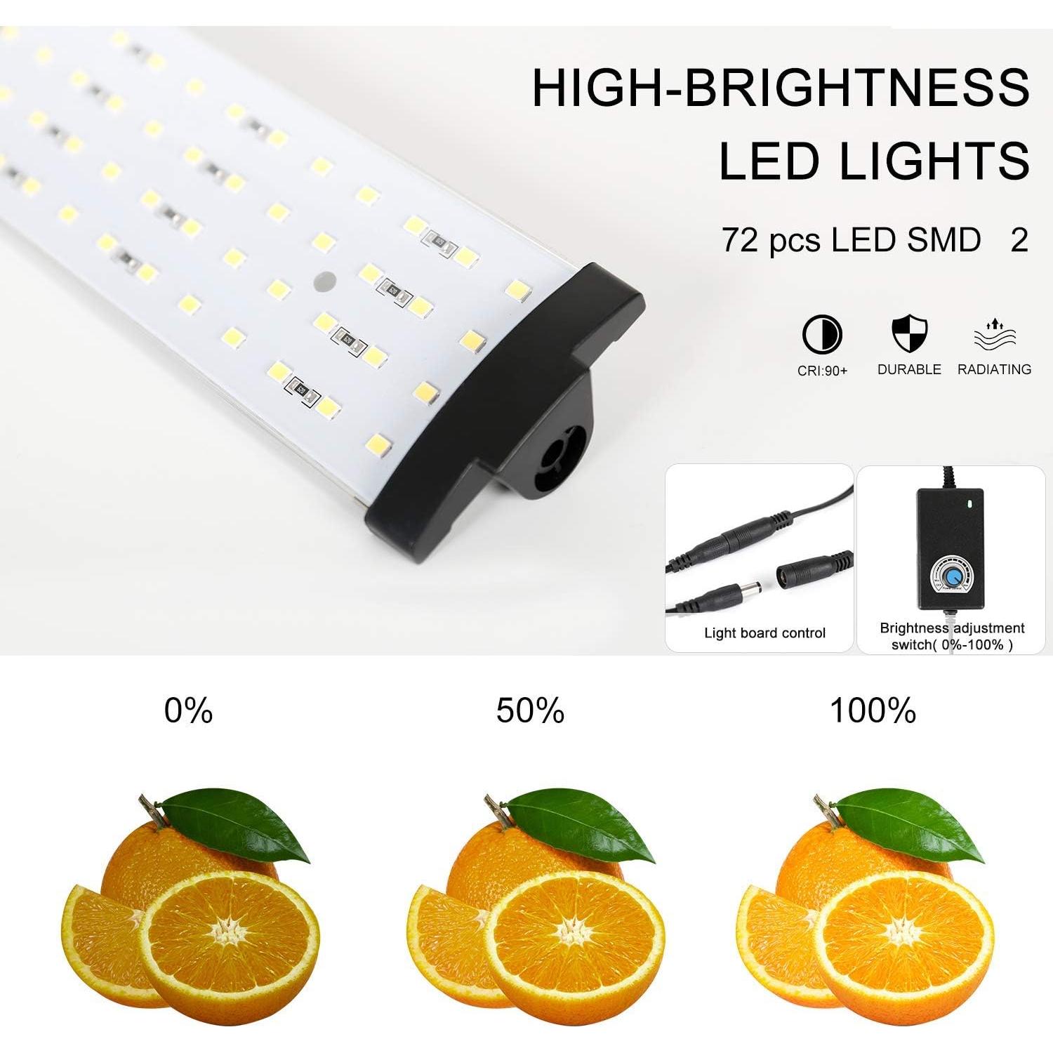 Caja de Luz Fotográfica Plegable LTRINGYS 40x40 cm con LED