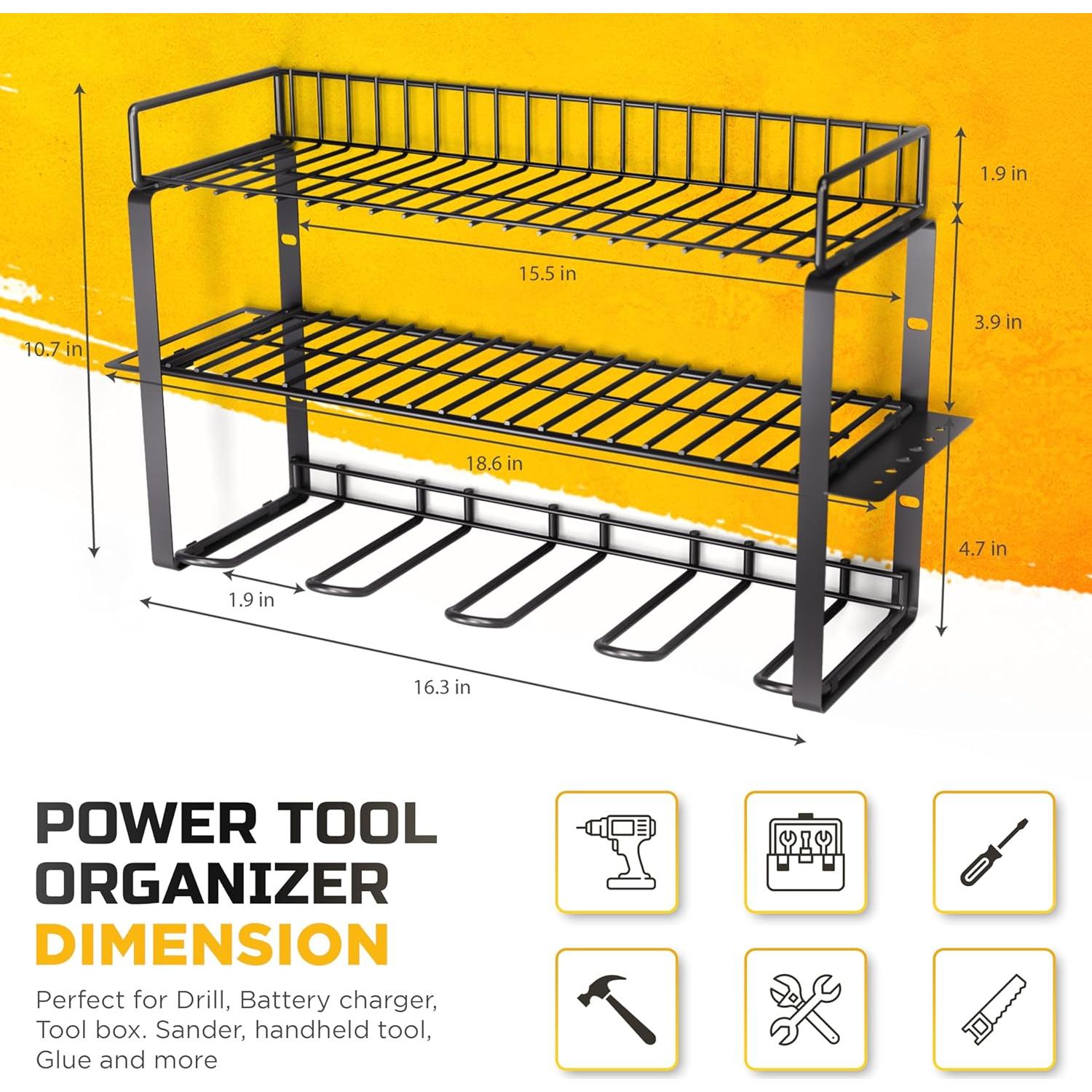 Organizador de Herramientas Voltigrip 3 Capas Montaje Pared