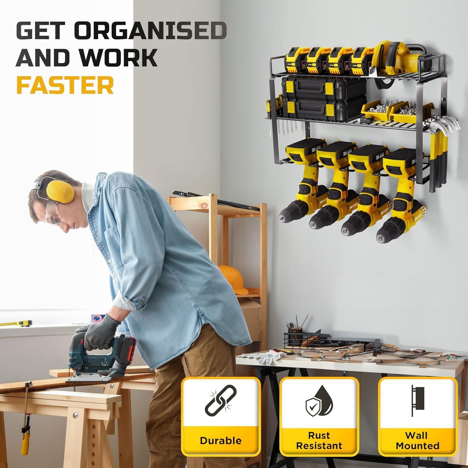 Organizador de Herramientas Voltigrip 3 Capas Montaje Pared