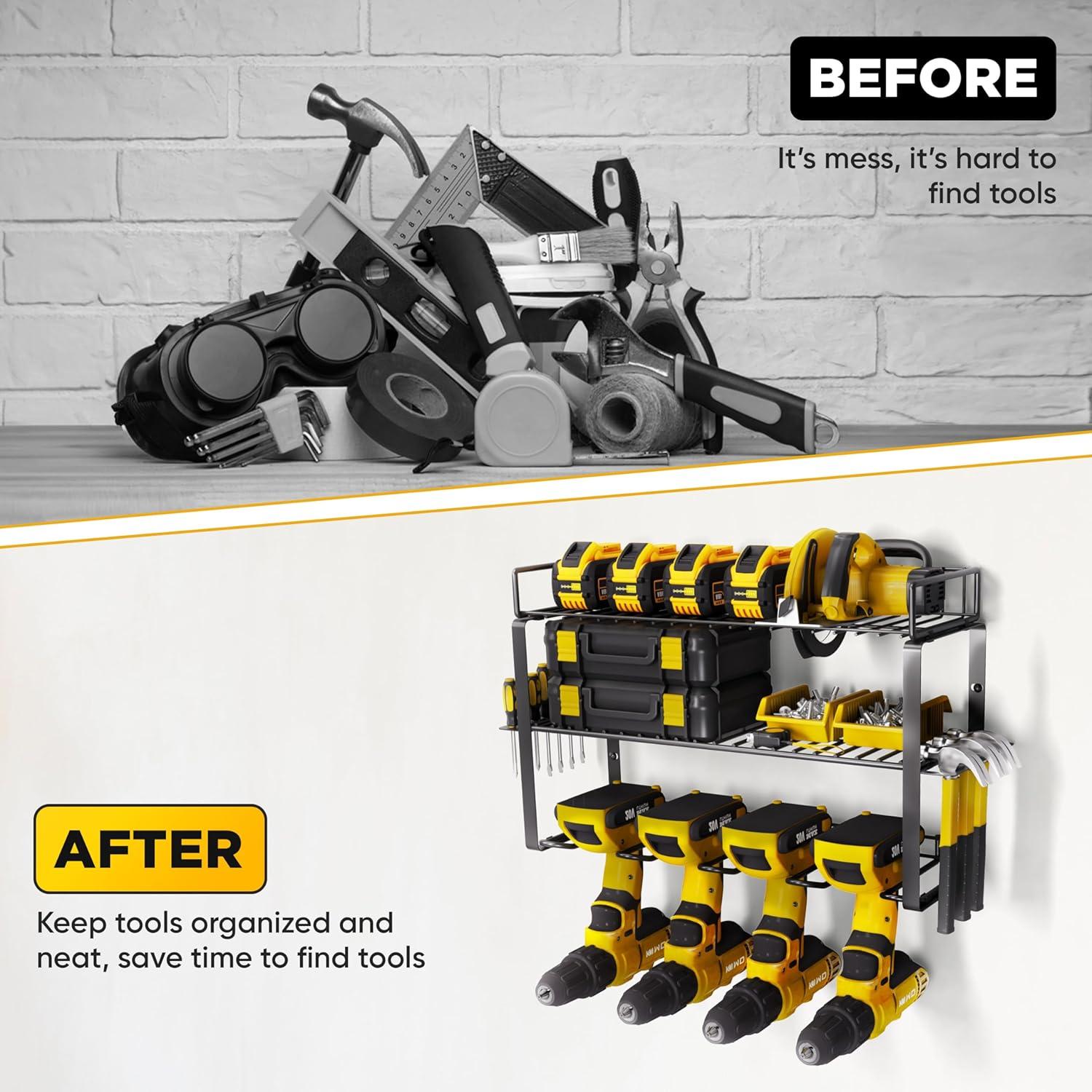 Organizador de Herramientas Voltigrip 3 Capas Montaje Pared