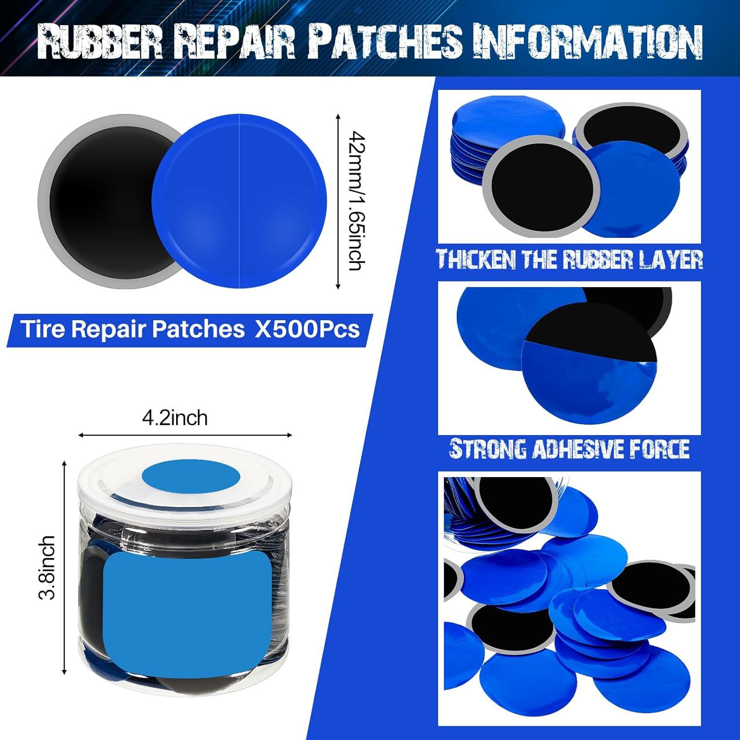 Kit de Reparación de Neumáticos Tallew 150 Pcs 42 mm