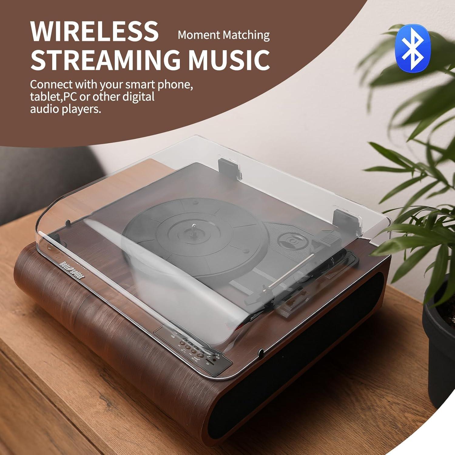 Tocadiscos Bluetooth Retro Retrospiler LP-602 3 Velocidades