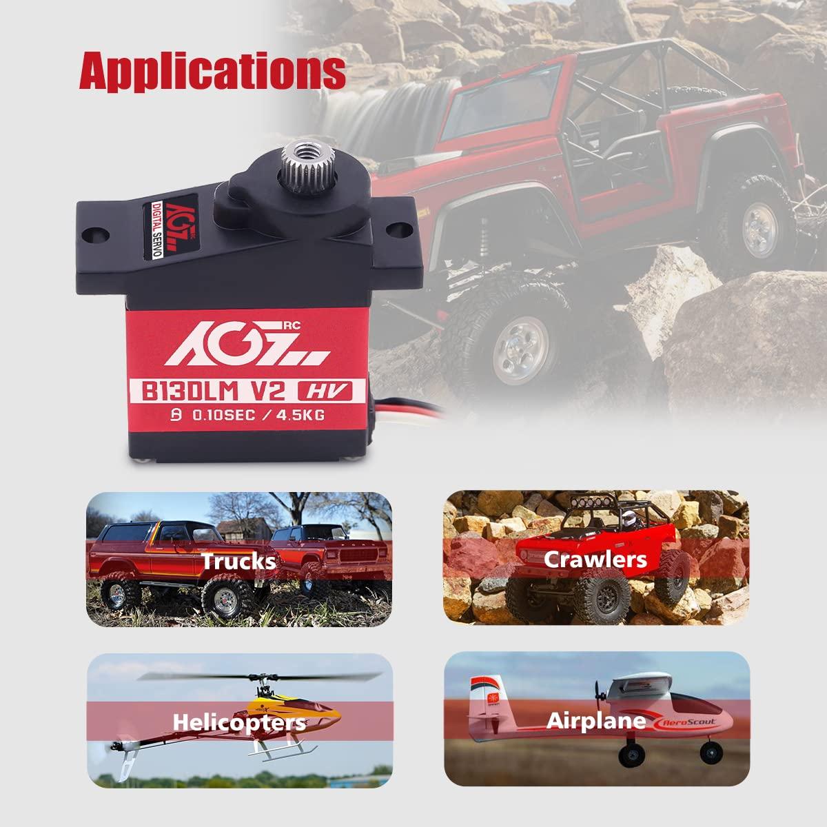 Servo Motor AGFRC B13DLM V2 4.5kg 22.8x12x29.4mm RC