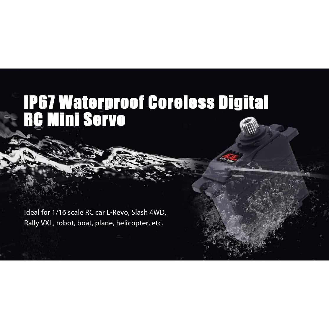 Mini Servo Digital AGFRC 6KG a Prueba de Agua 1/16